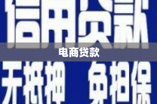 城区电商贷款