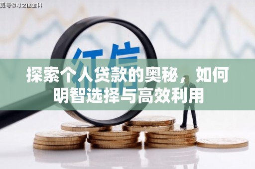 城区探索个人贷款的奥秘，如何明智选择与高效利用