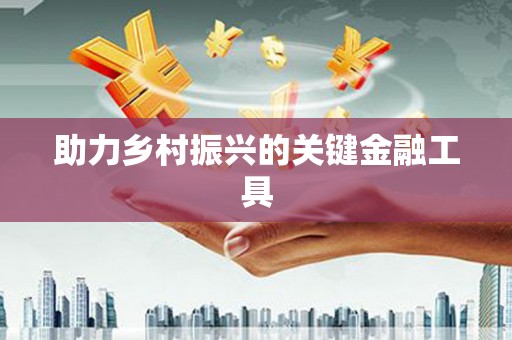 城区助力乡村振兴的关键金融工具