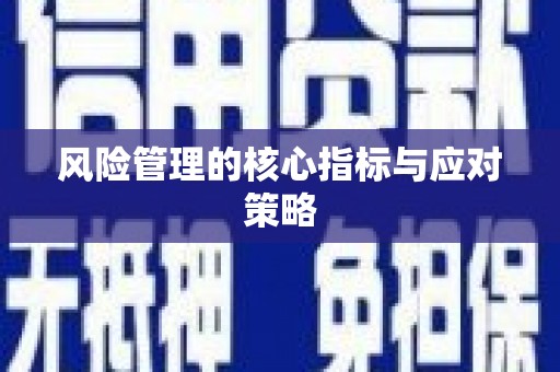 城区风险管理的核心指标与应对策略