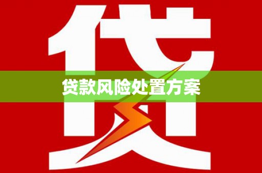 城区贷款风险处置方案