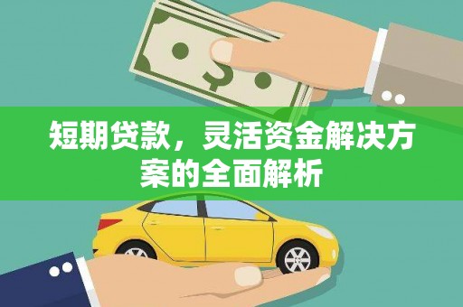 城区短期贷款，灵活资金解决方案的全面解析