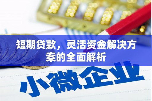 城区短期贷款，灵活资金解决方案的全面解析