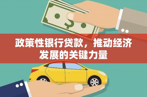 城区政策性银行贷款，推动经济发展的关键力量