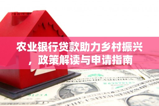 城区农业银行贷款助力乡村振兴，政策解读与申请指南