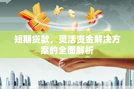 城区短期贷款，灵活资金解决方案的全面解析