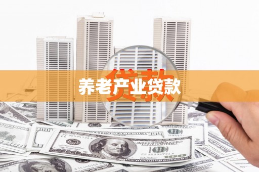 城区养老产业贷款