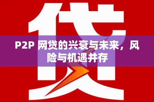 城区P2P 网贷的兴衰与未来，风险与机遇并存