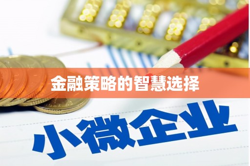 城区金融策略的智慧选择